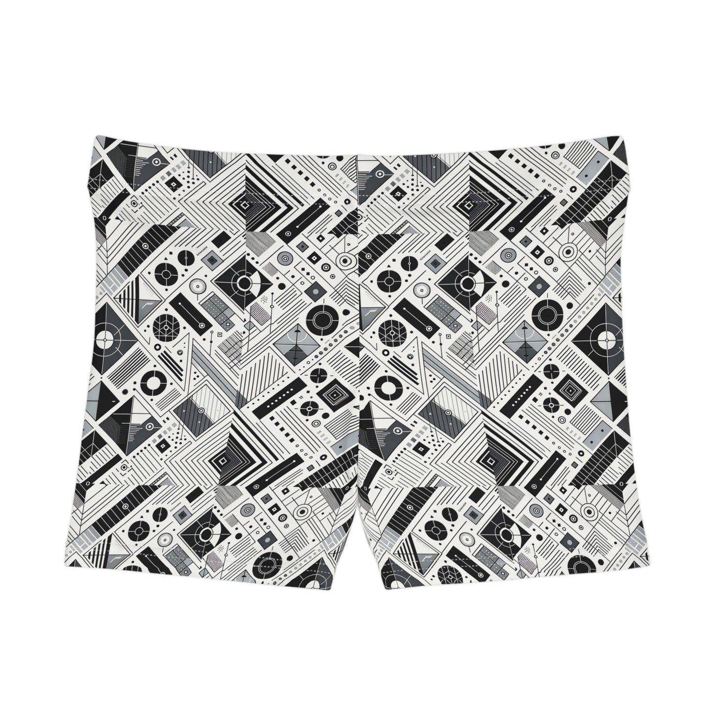 Digital Minimalism Minimalist Tech Women's Shorts - 8404 Design-33