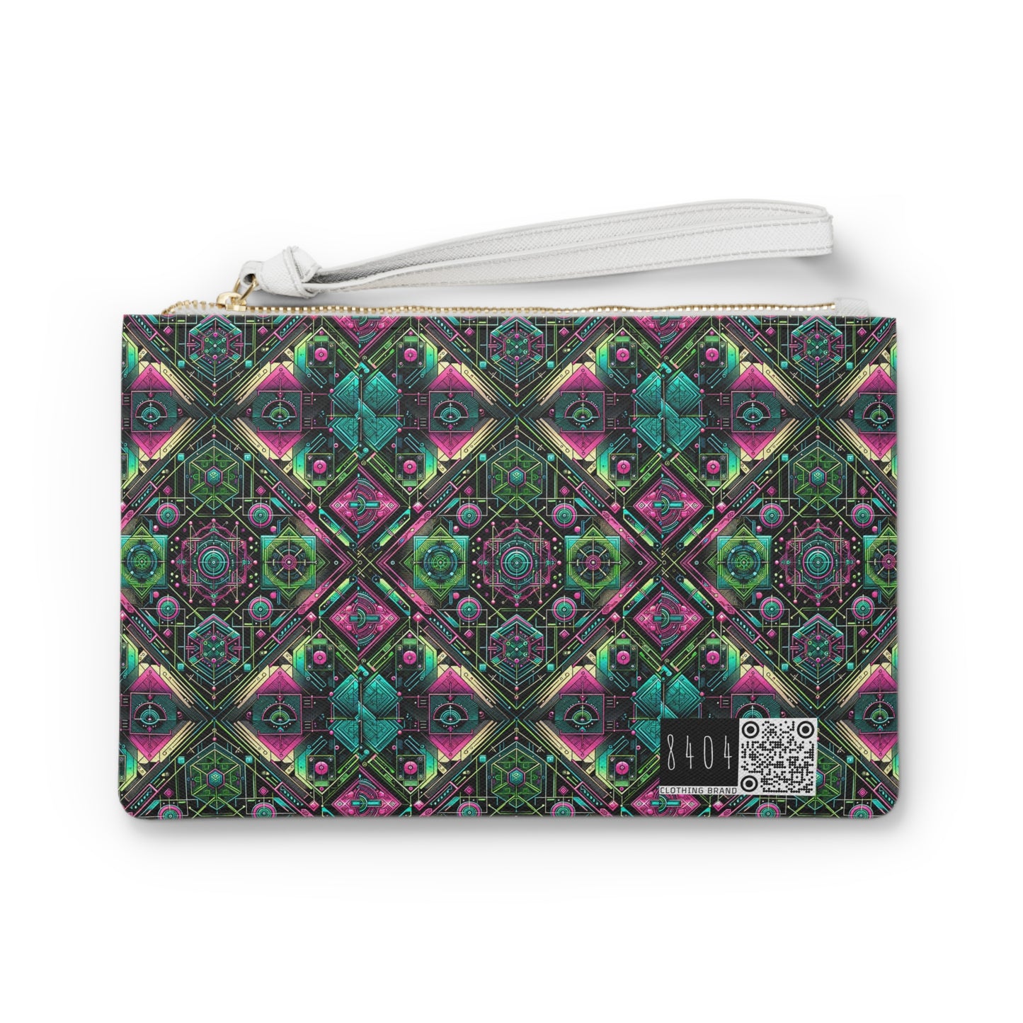 Tech-Infused Graphics Tech-Forward Streetwear Clutch Bag - 8404 Design-45