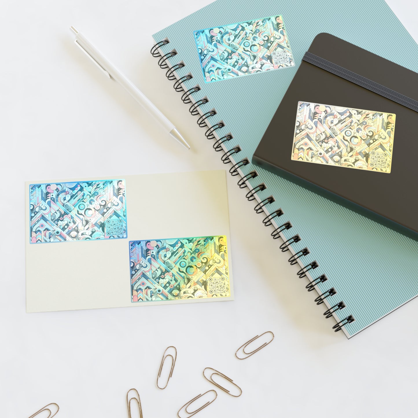 Abstract Graphic Art Modern Artistic Expression Sticker Sheets - 8404 Design-62