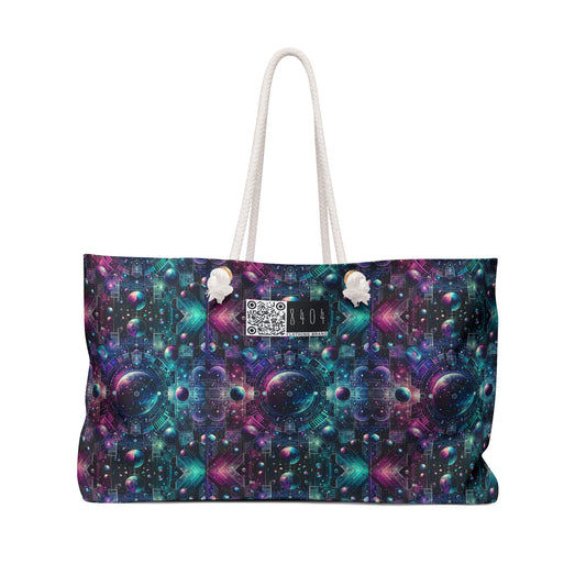 Galactic Hues Tech-Forward Cosmic Fusion Weekender Bag - 8404 Design-59