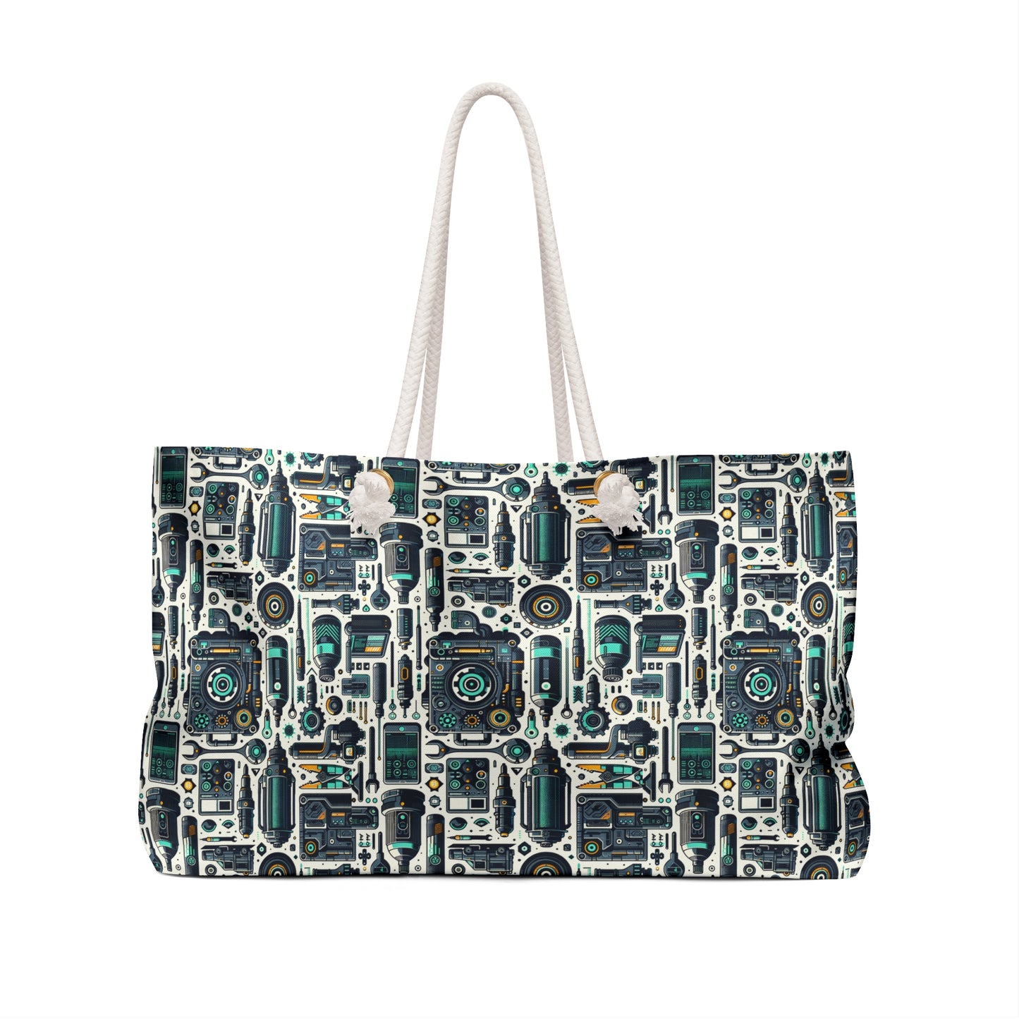 Tech Utility Fusion Modern Tech Streetwear Weekender Bag - 8404 Design-53
