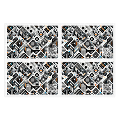 Tech-Forward Athleisure Sleek Tech Aesthetic Sticker Sheets - 8404 Design-61