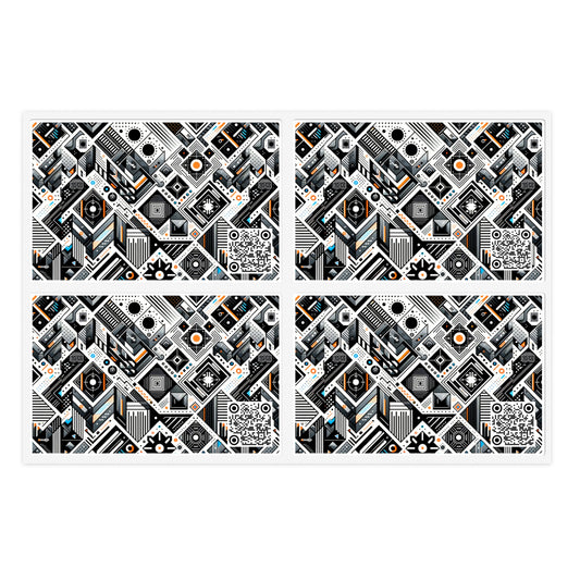 Tech-Forward Athleisure Sleek Tech Aesthetic Sticker Sheets - 8404 Design-61
