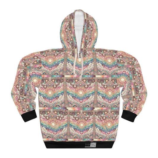 Digital Dreamland Whimsical and Nostalgic Streetwear With a Digital Twist Pullover Hoodie - 8404 Design-56