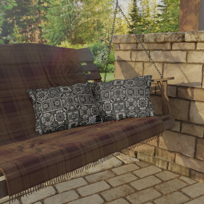 Cyber Garden Party Tech Garden Extravaganza Outdoor Pillow - 8404 Design-45