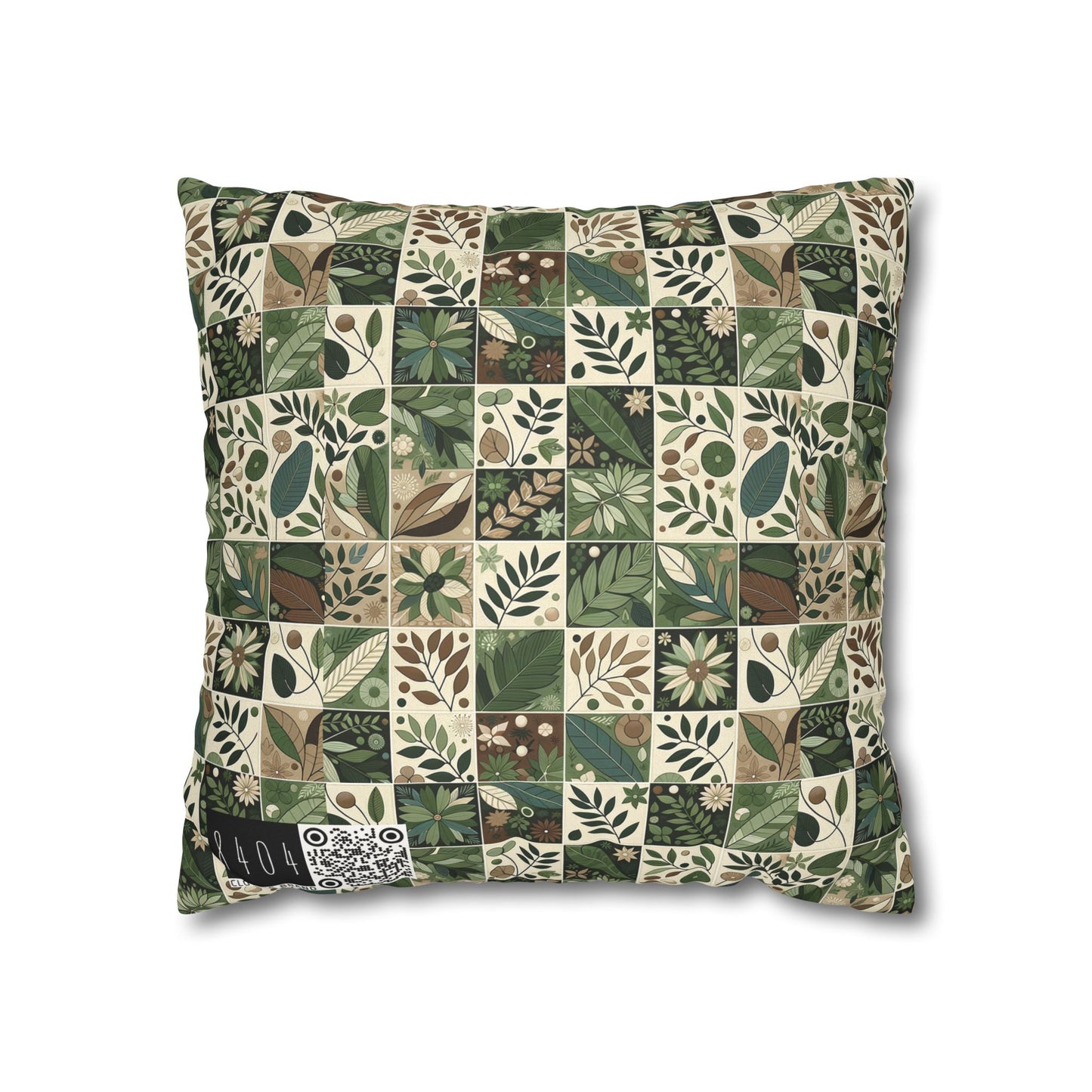 Streetwear Sustainability Environmentally Conscious Streetwear with a Natural Aesthetic Faux Suede Square Pillowcase - 8404 Design-57