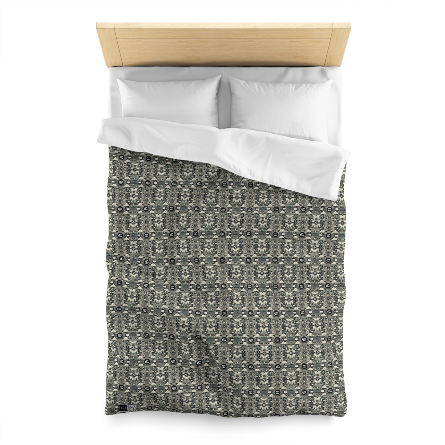 Cyber Garden Party Tech Garden Extravaganza Microfiber Duvet Cover - 8404 Design-54