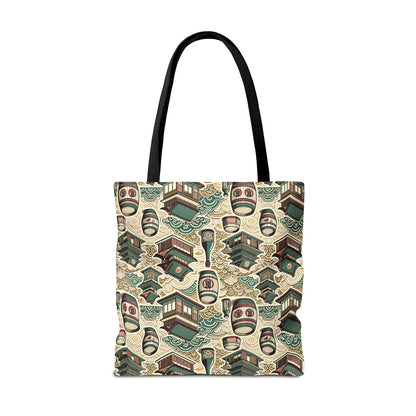 Cultural Artisanal Fusion Contemporary Cultural Elegance Tote Bag - 8404 Design-68