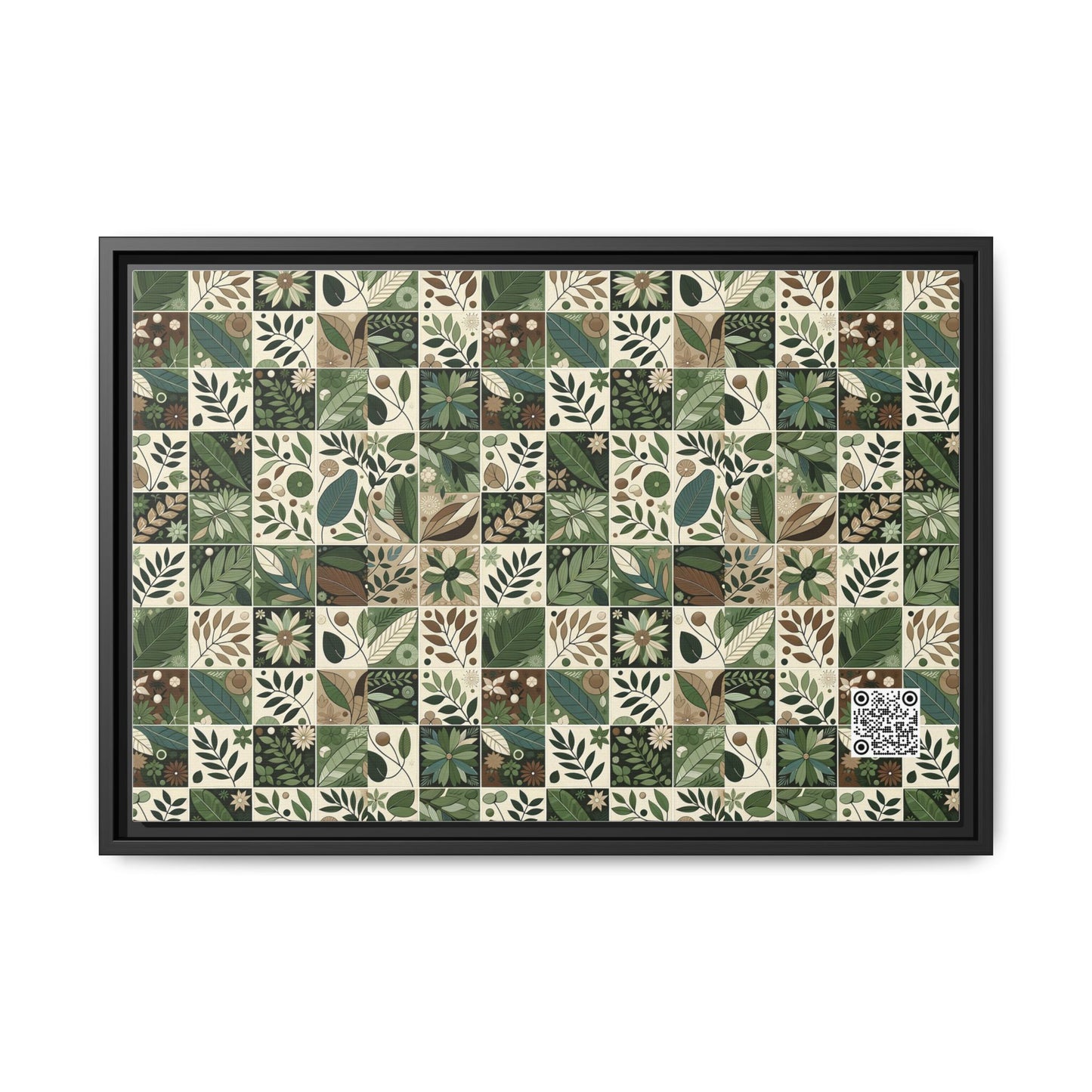 Streetwear Sustainability Environmentally Conscious Streetwear with a Natural Aesthetic Matte Canvas, Framed (multi-color) - 8404 Design-57 B