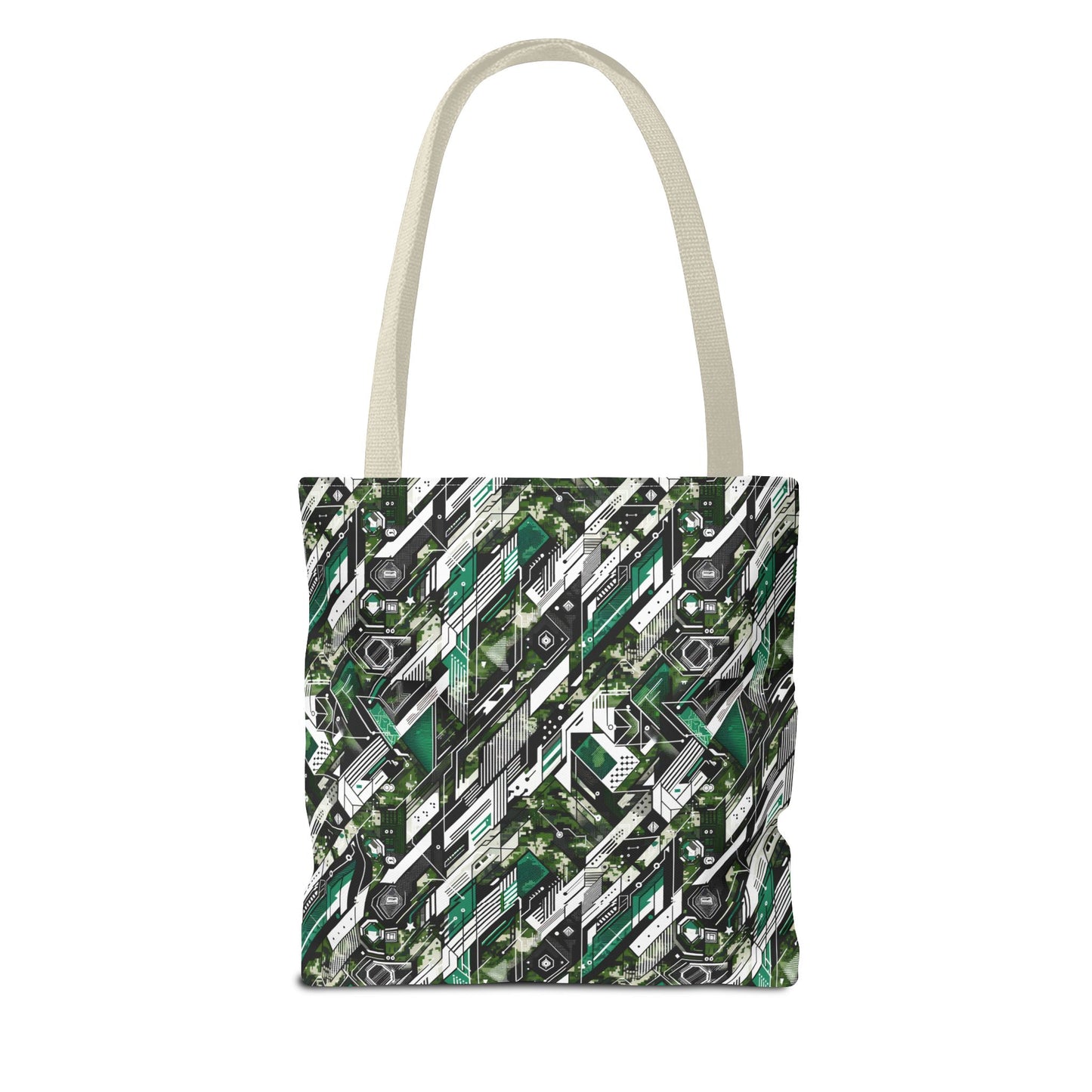 Tech Camo Fusion Tech-Forward Streetwear With a Futuristic Edge Tote Bag - 8404 Design-63