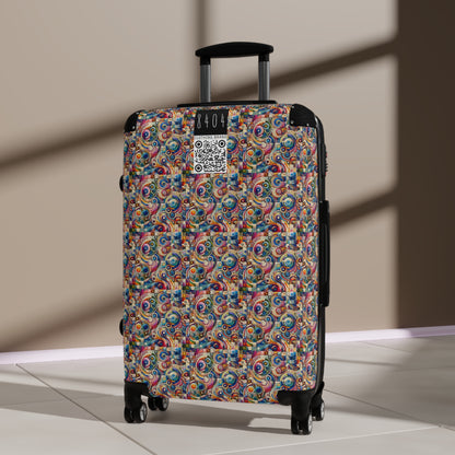 Digital Artistic Expression Artistic Streetwear Suitcase - 8404 Design-49