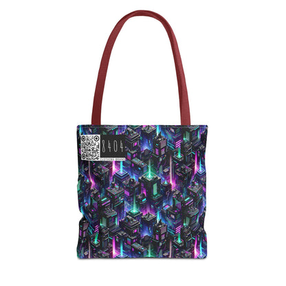 Tech Noir Graphics Futuristic Tech Aesthetics Tote Bag - 8404 Design-55