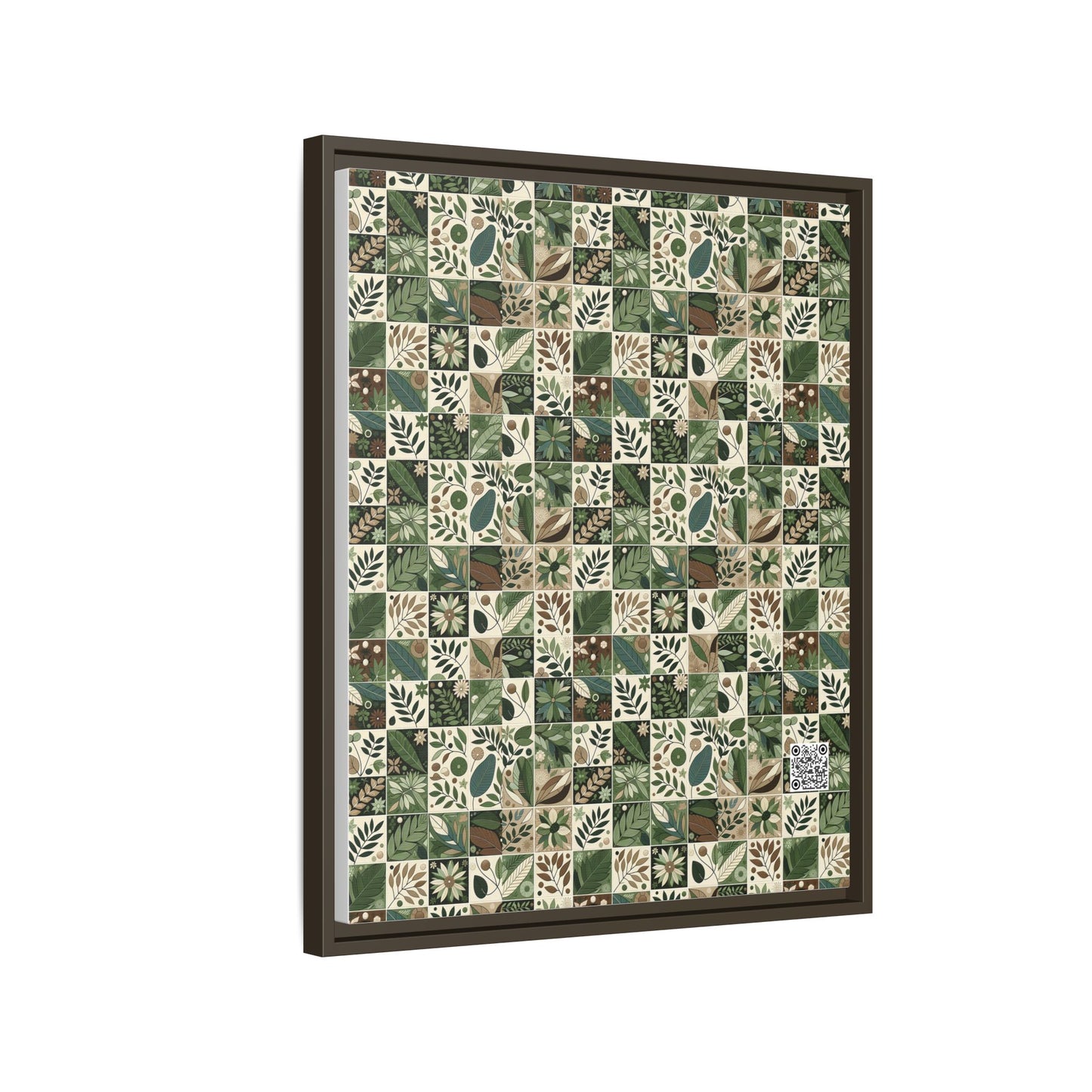 Streetwear Sustainability Environmentally Conscious Streetwear with a Natural Aesthetic Matte Canvas, Framed (multi-color) - 8404 Design-57 B