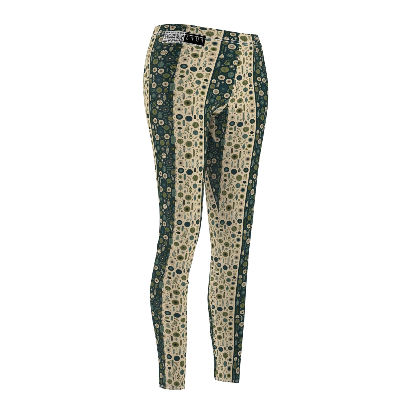 Sustainable Street Utility Sustainable Tech Streetwear Women's Cut & Sew Casual Leggings - 8404 Design-62