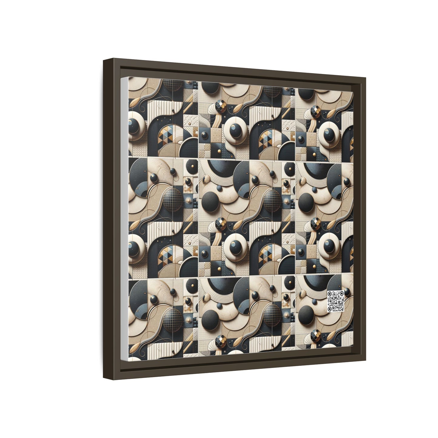 Tech-forward Luxe Streetwear Tech Luxe Fusion Matte Canvas, Framed (multi-color) - 8404 Design-71 B