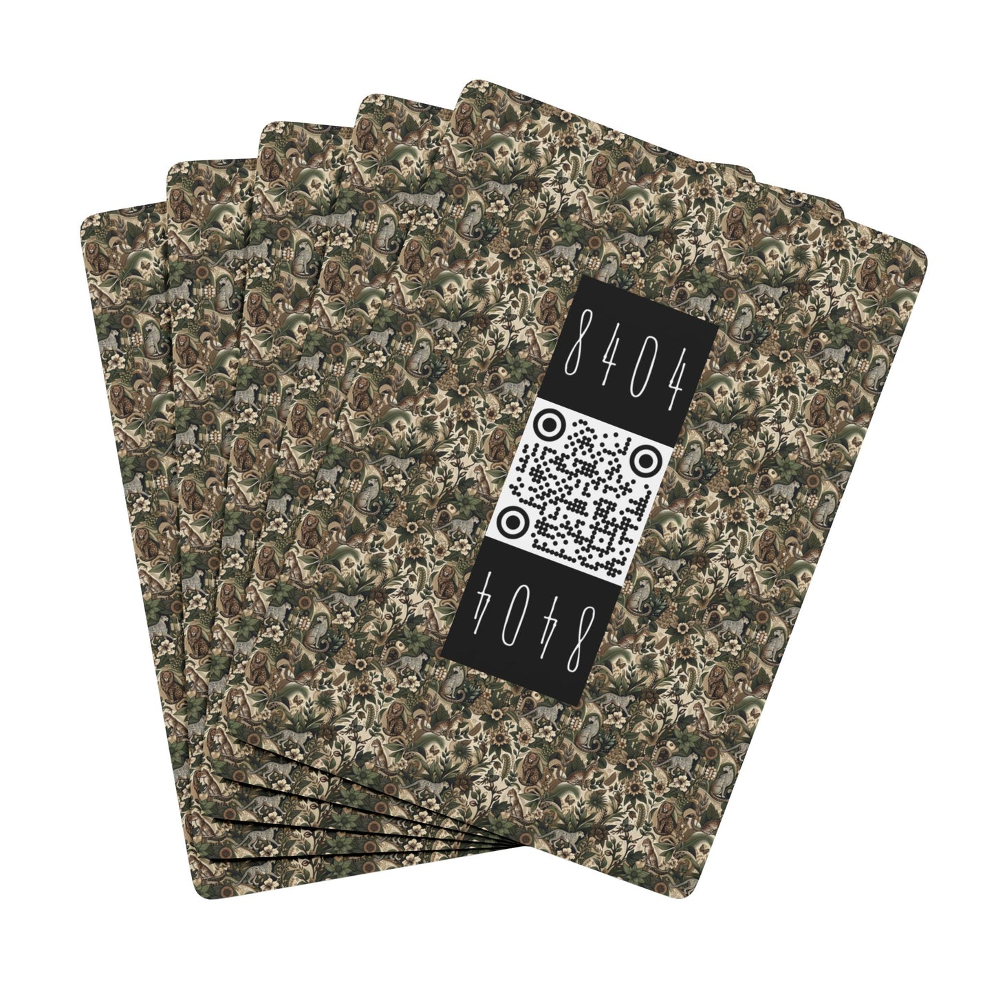 Streetwear Safari Urban Jungle Explorer Poker Playing Cards - 8404 Design-62 S