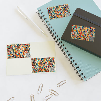 Digital Artistic Expression Artistic Streetwear Sticker Sheets - 8404 Design-46