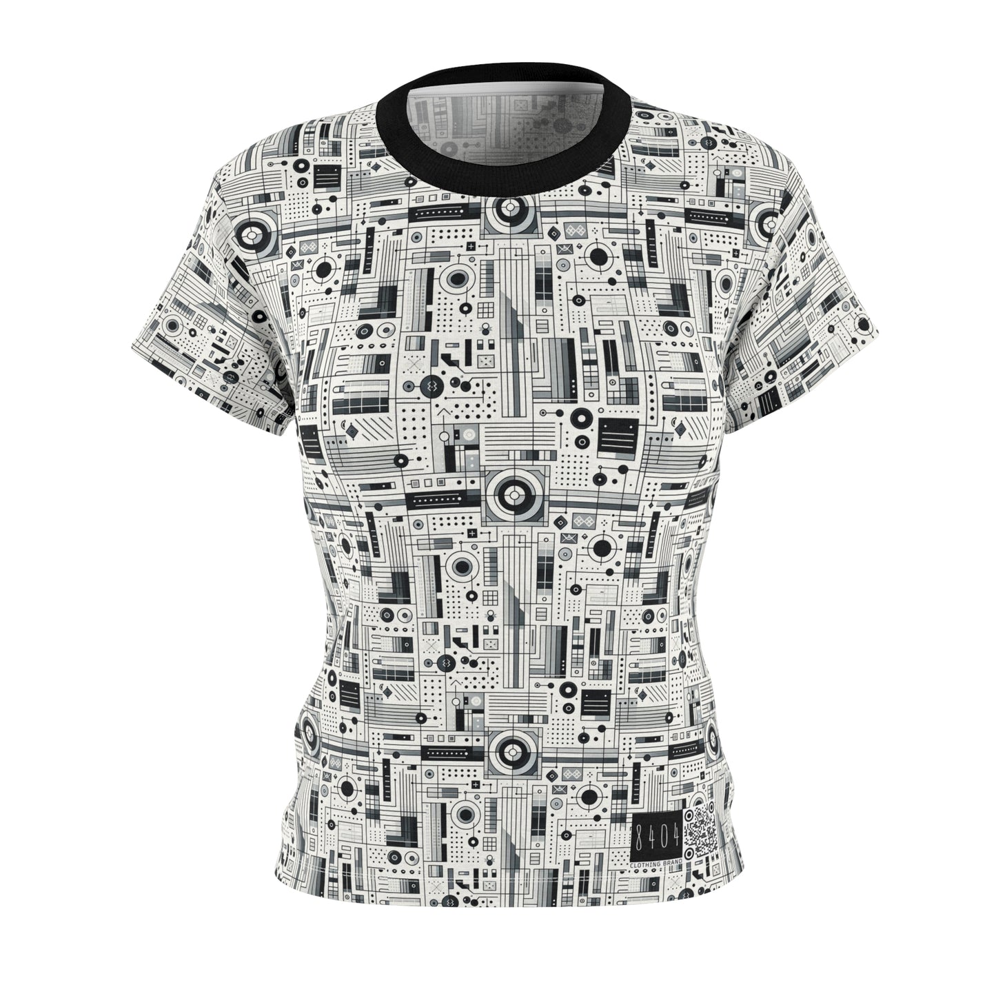 Digital Minimalism Minimalist Tech Women's Cut & Sew Tee - 8404 Design-53