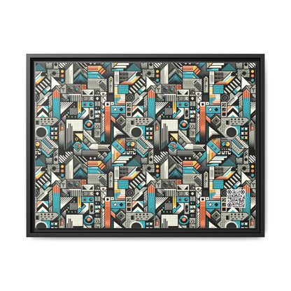 Digital Street Art Urban Street Style Matte Canvas, Framed (multi-color) - 8404 Design-81 A