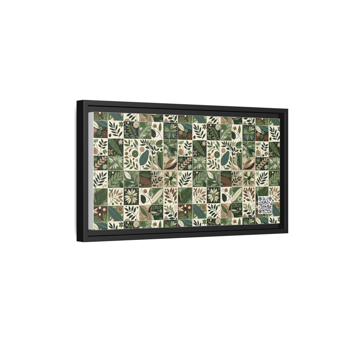 Streetwear Sustainability Environmentally Conscious Streetwear with a Natural Aesthetic Matte Canvas, Framed (multi-color) - 8404 Design-57 B