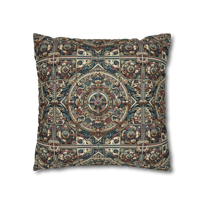 Urban Renaissance Historical Fusion With Street Edge Spun Polyester Square Pillowcase - 8404 Design-57