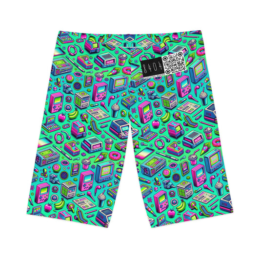 Y2k Revival Nostalgic Futurism Women's Bike Shorts - 8404 Design-48