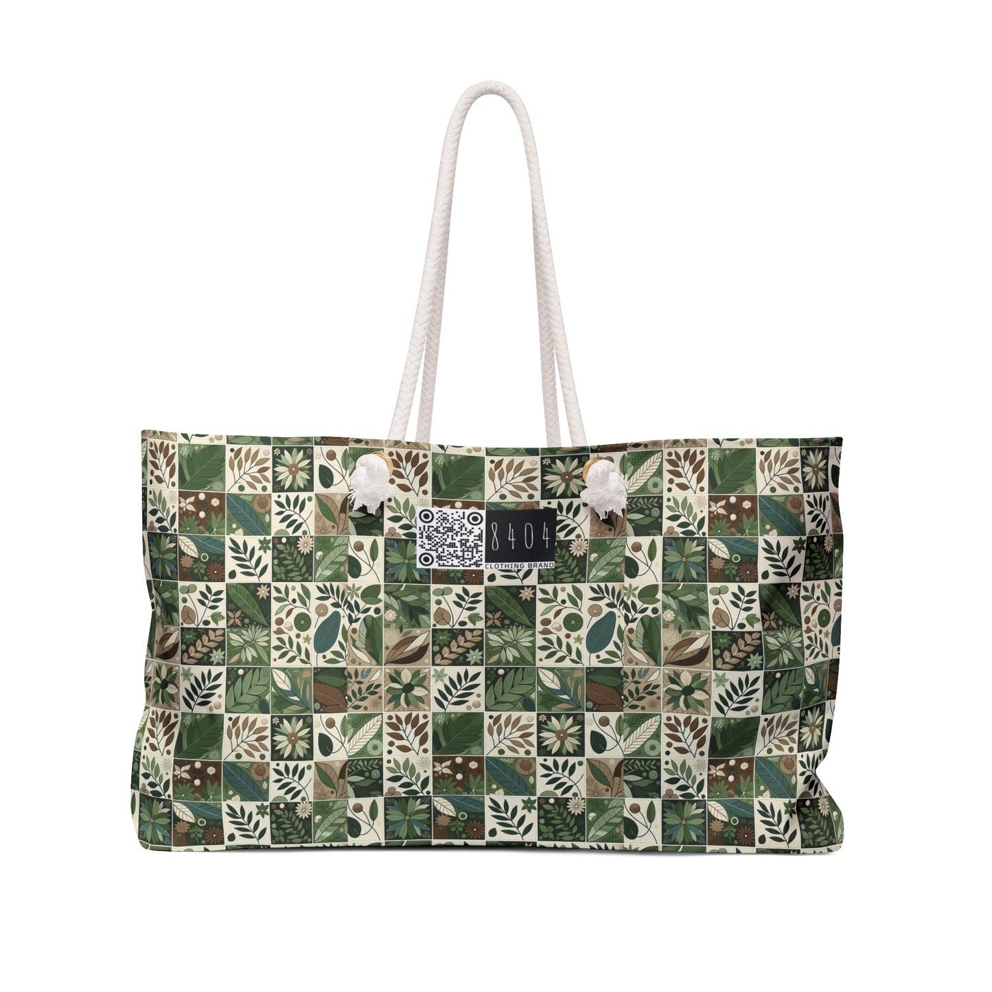 Streetwear Sustainability Environmentally Conscious Streetwear with a Natural Aesthetic Weekender Bag - 8404 Design-57