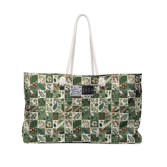 Streetwear Sustainability Environmentally Conscious Streetwear with a Natural Aesthetic Weekender Bag - 8404 Design-57