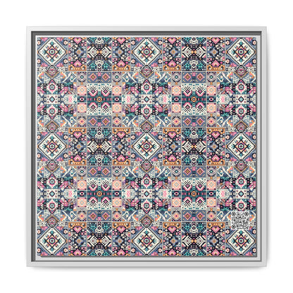Matte Canvas, Framed (multi-Color) - 8404 Design-01