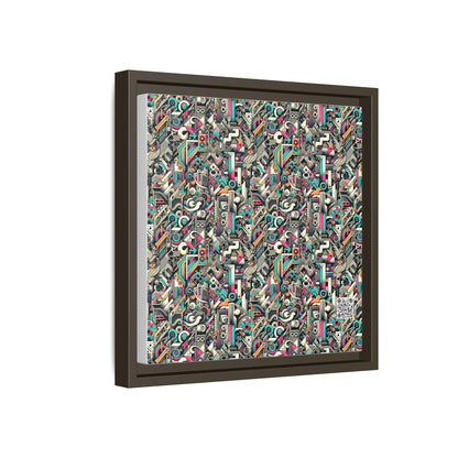Digital Street Art Urban Street Style Matte Canvas, Framed (multi-color) - 8404 Design-74 B