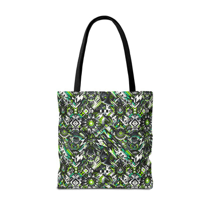 Graffiti Tech Fusion Bold Streetwear Fusion Tote Bag - 8404 Design-50
