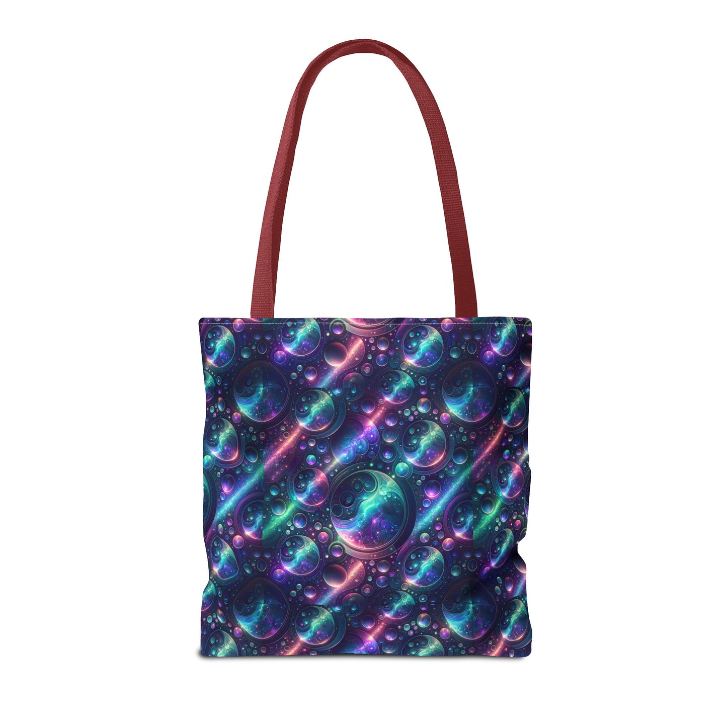 Iridescent Tech Fusion Tech-Forward Streetwear Tote Bag - 8404 Design-51