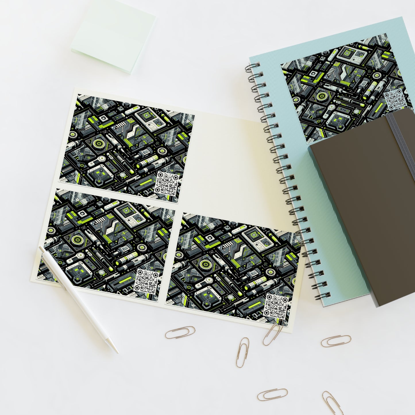 Tech Utility Futuristic Utility Sticker Sheets - 8404 Design-62