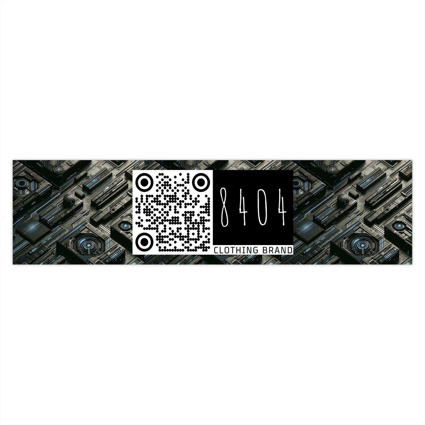 Tech Noir Futuristic Tech Aesthetic with a Dark Twist Bumper Sticker - 8404 Design-53