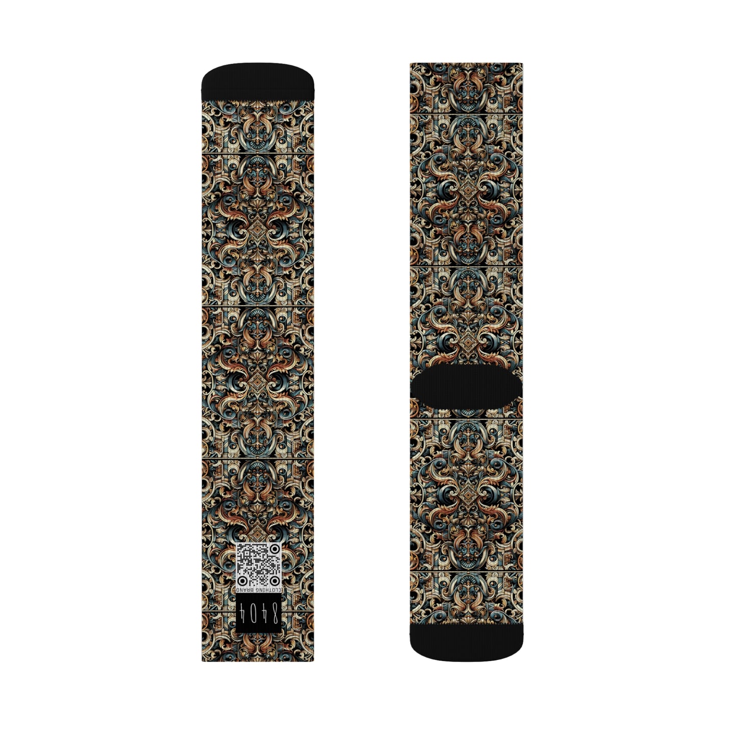 Urban Renaissance Historical Fusion With Street Edge Sublimation Socks - 8404 Design-59