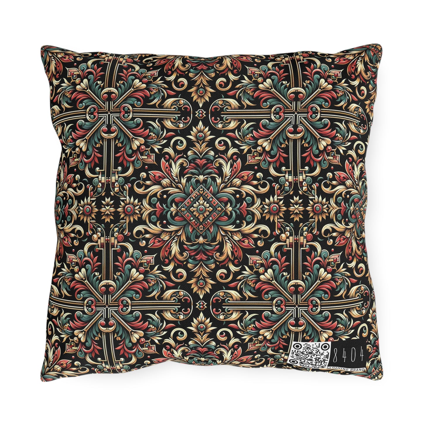 Streetwear Renaissance Artistic Clash of Old and New Outdoor Pillow - 8404 Design-46