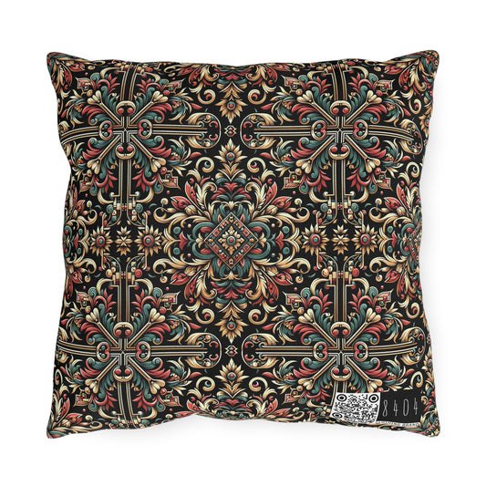 Streetwear Renaissance Artistic Clash of Old and New Outdoor Pillow - 8404 Design-46