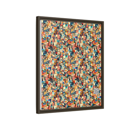 Digital Artistic Expression Artistic Streetwear Matte Canvas, Framed (multi-Color) - 8404 Design-46 B