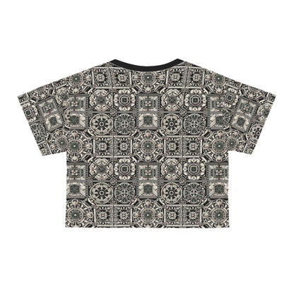 Cyber Garden Party Tech Garden Extravaganza Crop Tee - 8404 Design-45