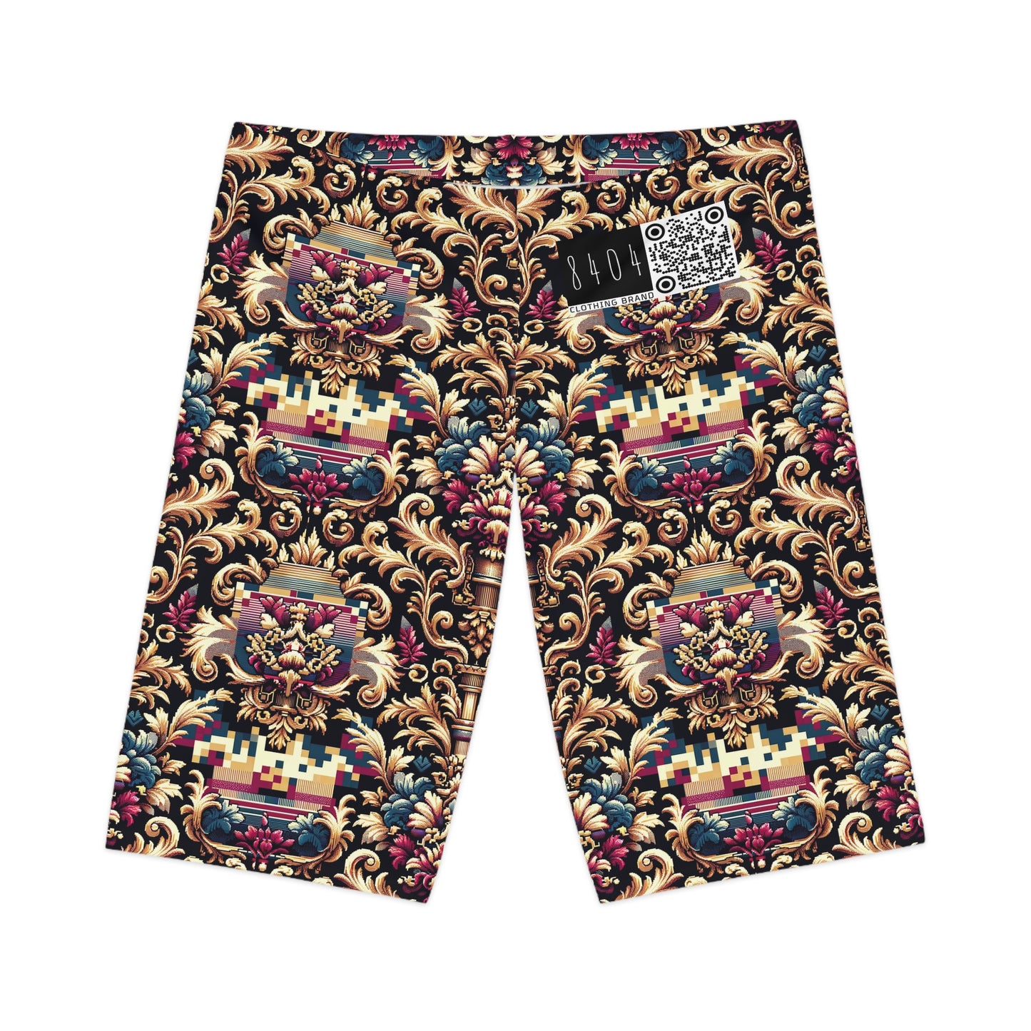Digital Renaissance Modern Baroque Fusion Women's Bike Shorts - 8404 Design-53