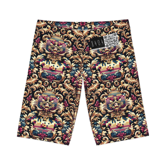 Digital Renaissance Modern Baroque Fusion Women's Bike Shorts - 8404 Design-53