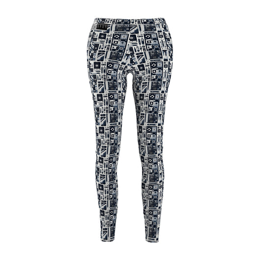 Minimalist Athleisure Minimalist Tech Women's Cut & Sew Casual Leggings - 8404 Design-60