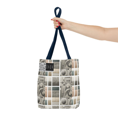 Tech Utility Chic Tech-Forward Minimalist Tote Bag - 8404 Design-59