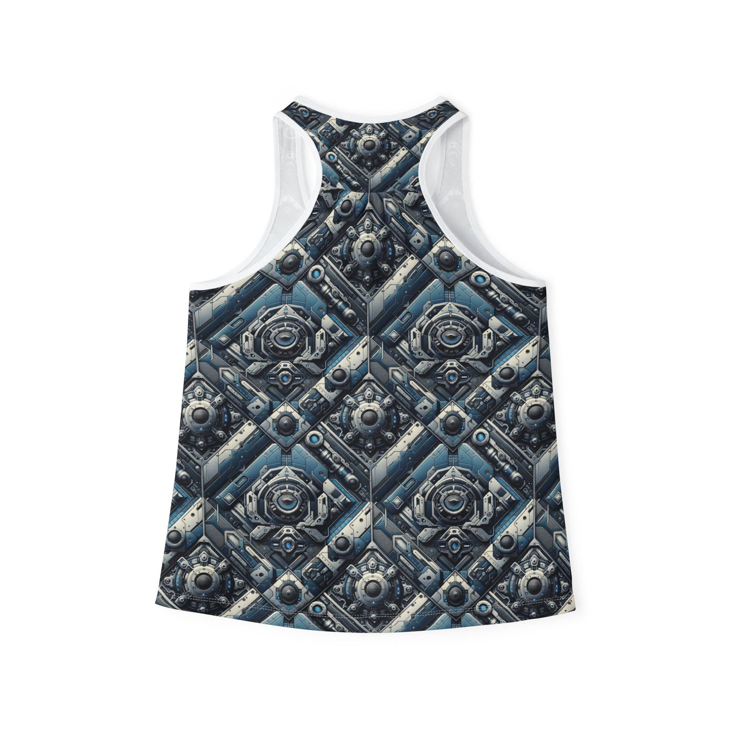 Tech Utility Fusion Tech-Forward Utility With a Futuristic Edge Women's Tank Top - 8404 Design-43