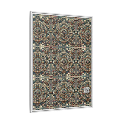 Urban Renaissance Historical Fusion With Street Edge Matte Canvas, Framed (multi-Color) - 8404 Design-57 A