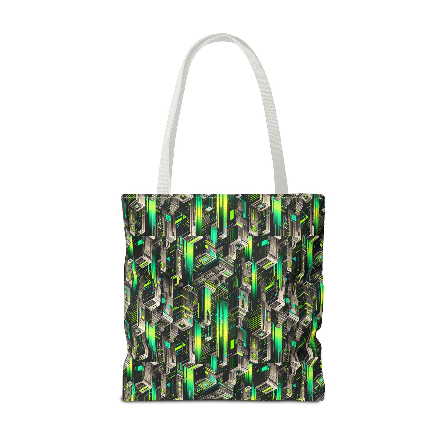 Digital Rebellion Tech-Forward Streetwear Tote Bag - 8404 Design-63