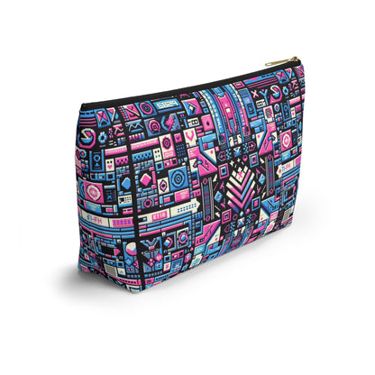 Digital Rebellion Youthful Streetwear with a Rebellious Digital Twist Accessory Pouch W T-bottom - 8404 Design-65