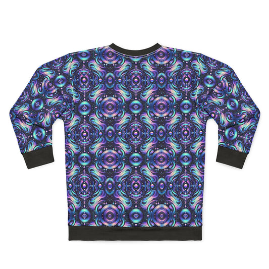 Iridescent Tech Fusion Tech-Forward Streetwear Sweatshirt - 8404 Design-62