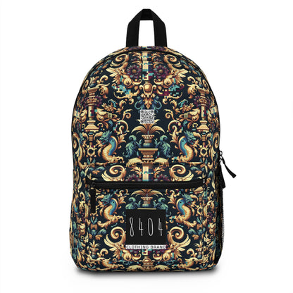 Digital Renaissance Modern Baroque Fusion Backpack - 8404 Design-57
