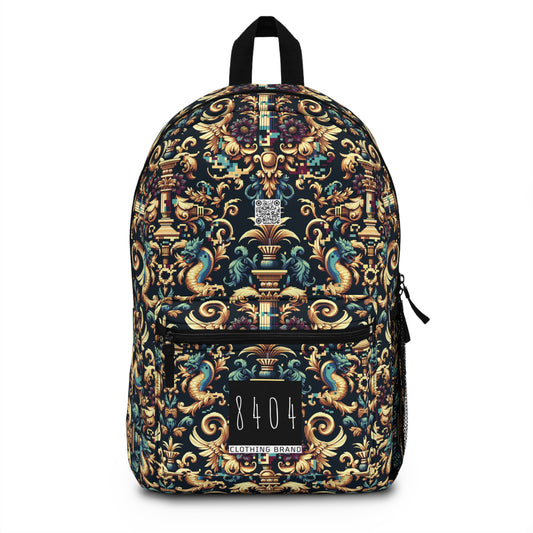Digital Renaissance Modern Baroque Fusion Backpack - 8404 Design-57